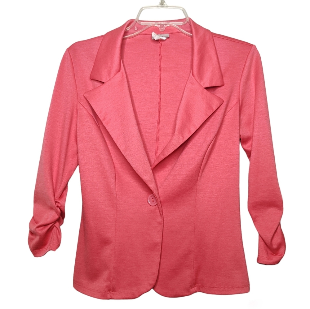 Coral Blazer Jacket Fashion Magazine
